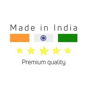 download made in india labels, india product emblem, made in the india logo vector illustration for free